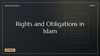 Rights and Obligations in Islam